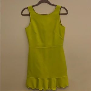 JCrew Scalloped Shift Dress